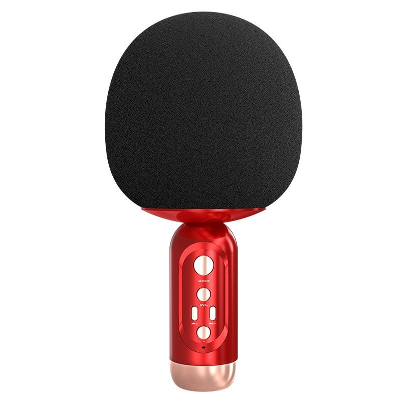 Wireless microphone for mobile karaoke, dual-microphone Bluetooth speaker all-in-one KTV singing microphone